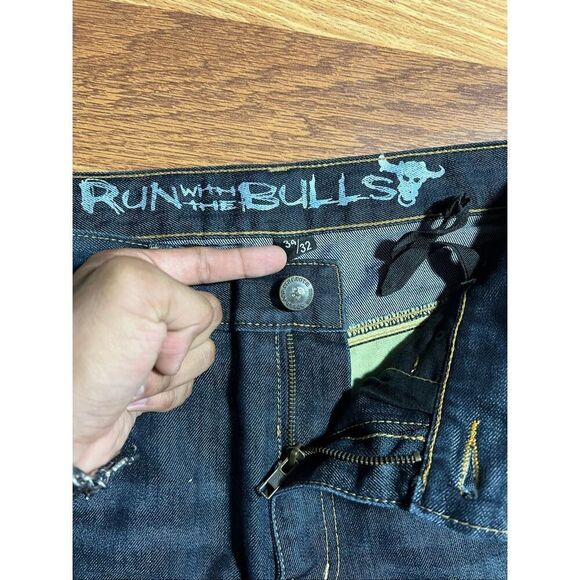 Speed & Strength Dupont Run With Bulls Motorcycle Boot Cut Jeans - Picture 6 of 8